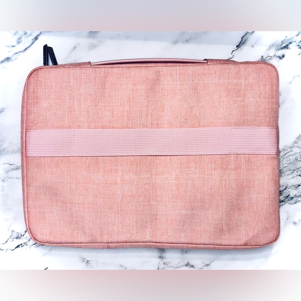 MOSISO || 360 Protective Laptop Sleeve Bag w/ Trolley Belt in Pink 💖NWOT💖